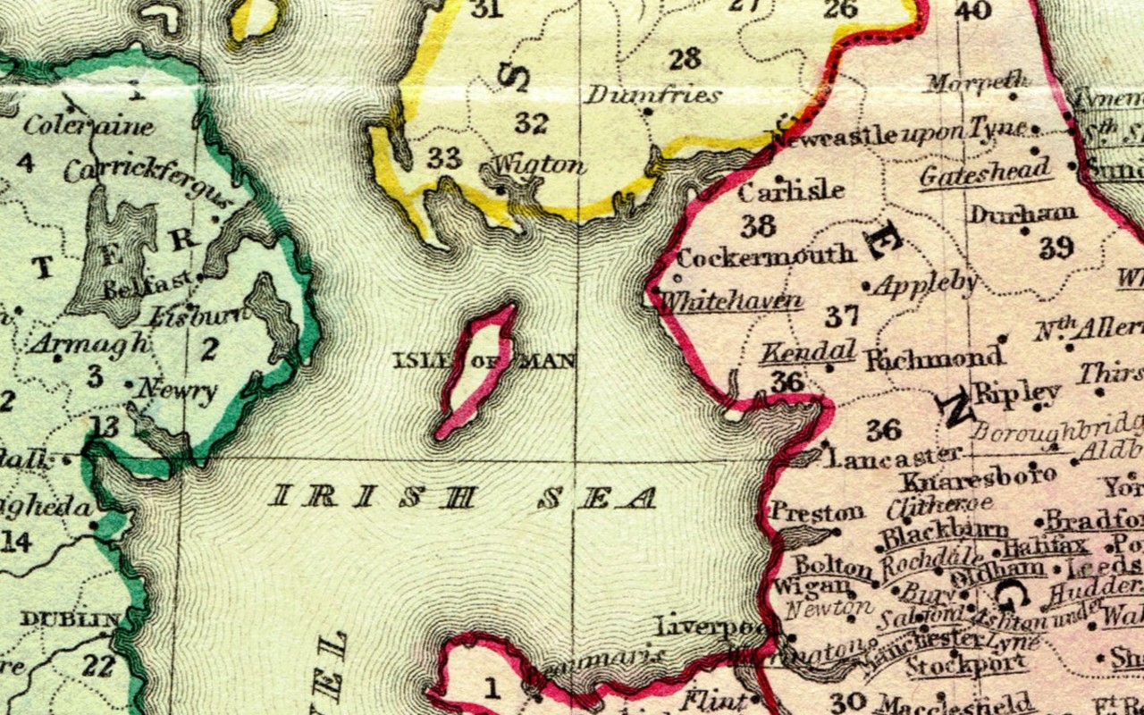 Composite image of 'The Constitution of 1832', Thomas Starling, Geographic Annual of Family Cabinet Atlas (1833)